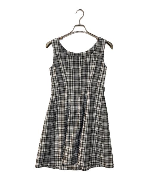 HER LIP TO（ハーリップトゥ）HER LIP TO (ハーリップトゥ) Paddington Mini Dress ホワイト×ブラック サイズ:Mの古着・服飾アイテム