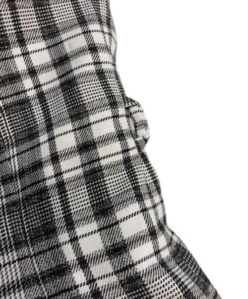 HER LIP TO（ハーリップトゥ）HER LIP TO (ハーリップトゥ) Paddington Mini Dress ホワイト×ブラック サイズ:Mの古着・服飾アイテム