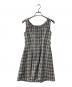 HER LIP TO (ハーリップトゥ) Paddington Mini Dress ホワイト×ブラック サイズ:M：8000円