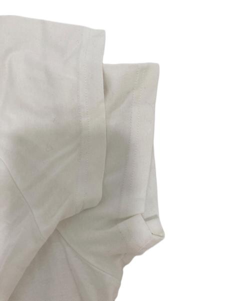 MONCLER（モンクレール）MONCLER (モンクレール) ラバーロゴプリントtシャツ ホワイト サイズ:Mの古着・服飾アイテム