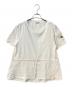 MONCLER（モンクレール）の古着「MAGLIA MANICHE CORTE Tシャツ」｜ホワイト