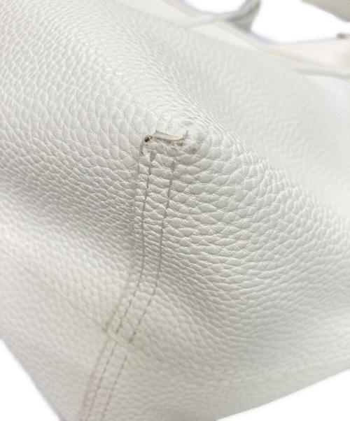 LACOSTE（ラコステ）LACOSTE (ラコステ) リバーシブルトートバッグ ホワイトの古着・服飾アイテム