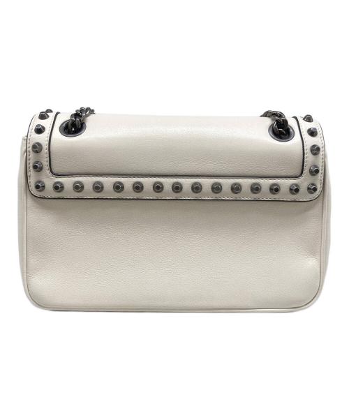 PRADA（プラダ）PRADA (プラダ) チェーンショルダーバッグ ホワイトの古着・服飾アイテム