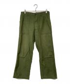 TENDERLOINテンダーロイン）の古着「ベイカーパンツ」｜カーキ
