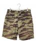TENDERLOIN（テンダーロイン）の古着「T-BAMBOO SHORTS タイガーカモハーフパンツ」｜パープル×カーキ