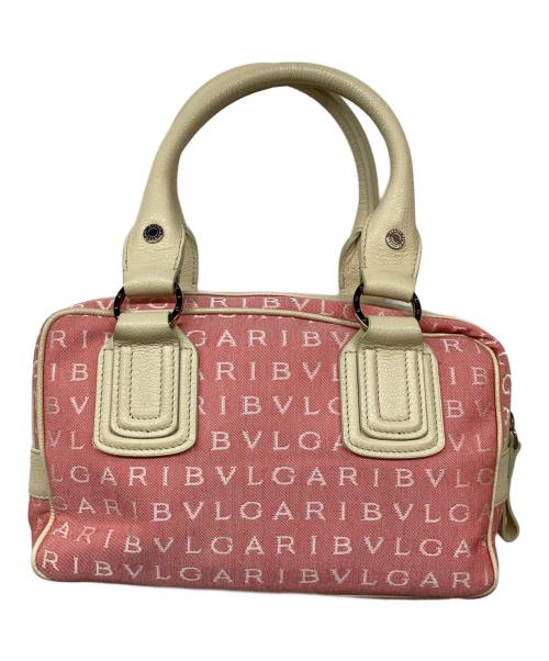 BVLGARI（ブルガリ）BVLGARI (ブルガリ) ロゴマニアワンショルダーバッグ ピンクの古着・服飾アイテム