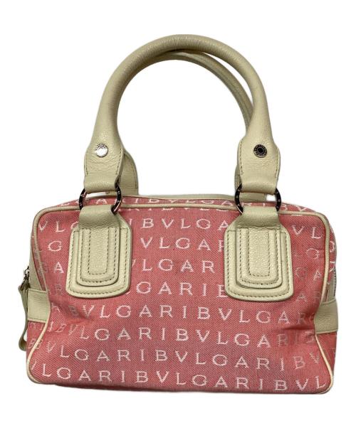 BVLGARI（ブルガリ）BVLGARI (ブルガリ) ロゴマニアワンショルダーバッグ ピンクの古着・服飾アイテム