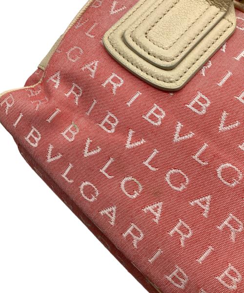 BVLGARI（ブルガリ）BVLGARI (ブルガリ) ロゴマニアワンショルダーバッグ ピンクの古着・服飾アイテム