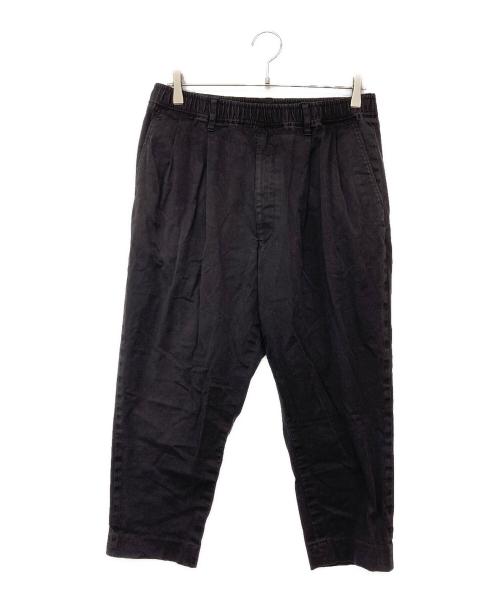 N.HOOLYWOOD（エヌ ハリウッド）N.HOOLYWOOD (エヌ ハリウッド) イージーテーパードパンツ ブラック サイズ:38の古着・服飾アイテム