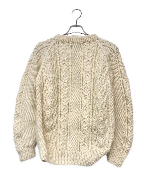 Athena Designs（アテナデザインズ）Athena Designs (アテナデザインズ) アランニットカーディガン ベージュ サイズ:記載なしの古着・服飾アイテム