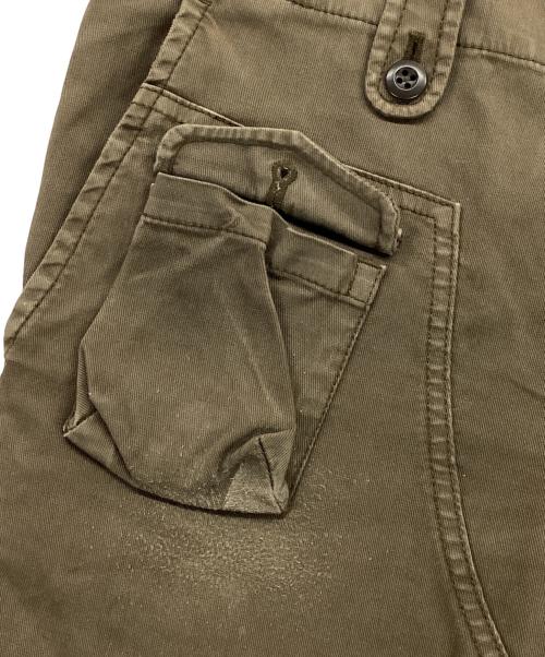 TETE HOMME（テット オム）TETE HOMME (テット オム) ギミック フレア ストレッチ カーゴパンツ グリーン サイズ:4の古着・服飾アイテム