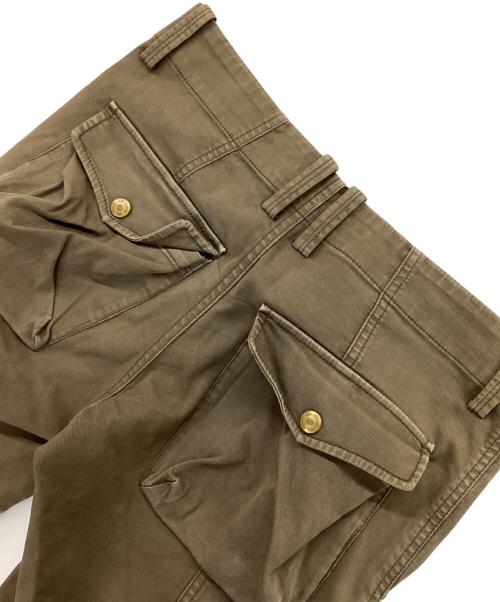 TETE HOMME（テット オム）TETE HOMME (テット オム) ギミック フレア ストレッチ カーゴパンツ グリーン サイズ:4の古着・服飾アイテム