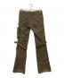 TETE HOMME (テット オム) ギミック フレア ストレッチ カーゴパンツ グリーン サイズ:4：7000円