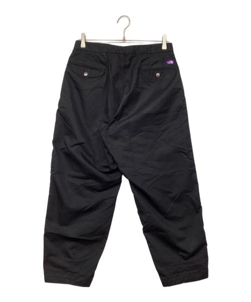 THE NORTHFACE PURPLELABEL（ザ・ノースフェイス パープルレーベル）THE NORTHFACE PURPLELABEL (ザ・ノースフェイス パープルレーベル) Stretch Twill Wide Tapered Pants ブラック サイズ:30の古着・服飾アイテム