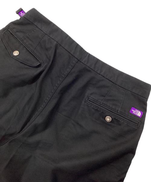 THE NORTHFACE PURPLELABEL（ザ・ノースフェイス パープルレーベル）THE NORTHFACE PURPLELABEL (ザ・ノースフェイス パープルレーベル) Stretch Twill Wide Tapered Pants ブラック サイズ:30の古着・服飾アイテム