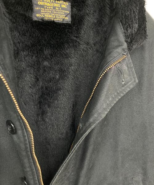 WACKO MARIA（ワコマリア）WACKO MARIA (ワコマリア) TYPE N-1 デッキジャケット ブラック サイズ:Lの古着・服飾アイテム