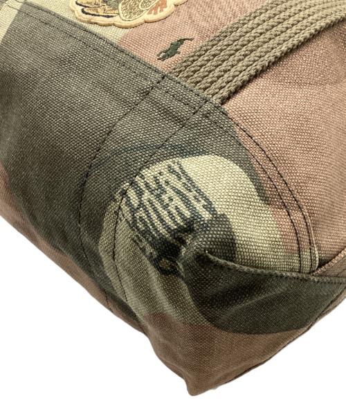 POLO RALPH LAUREN（ポロ・ラルフローレン）POLO RALPH LAUREN (ポロ・ラルフローレン) ポロベアトートバッグ カーキの古着・服飾アイテム