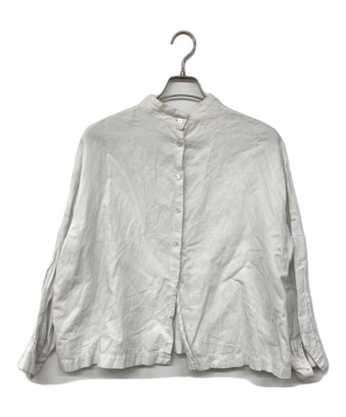 ARTS&SCIENCE（アーツアンドサイエンス）ARTS&SCIENCE (アーツアンドサイエンス) コットンリネンブラウス グレー サイズ:Sの古着・服飾アイテム