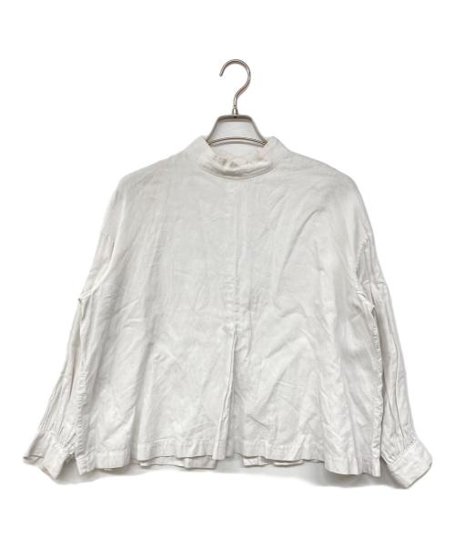 ARTS&SCIENCE（アーツアンドサイエンス）ARTS&SCIENCE (アーツアンドサイエンス) コットンリネンブラウス グレー サイズ:Sの古着・服飾アイテム