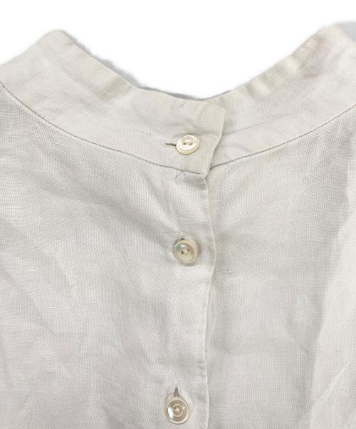 ARTS&SCIENCE（アーツアンドサイエンス）ARTS&SCIENCE (アーツアンドサイエンス) コットンリネンブラウス グレー サイズ:Sの古着・服飾アイテム