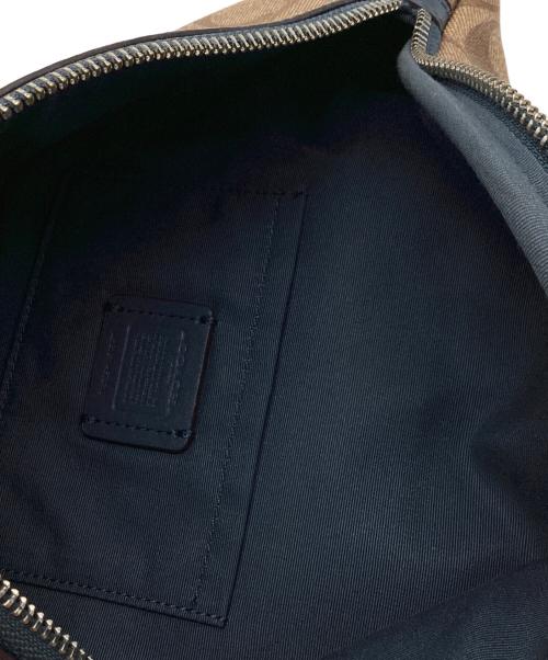 COACH（コーチ）COACH (コーチ) シグネチャーウエストバッグ ブラウンの古着・服飾アイテム