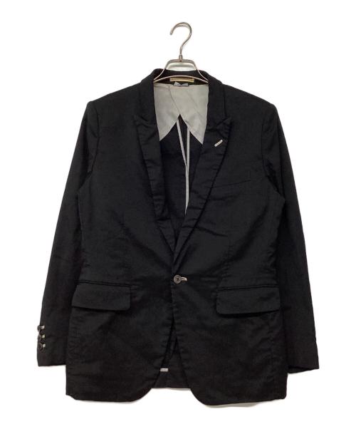 COMME des GARCONS HOMME PLUS（コムデギャルソンオムプリュス）COMME des GARCONS HOMME PLUS (コムデギャルソンオムプリュス) 縮絨ジャケット ブラック サイズ:Lの古着・服飾アイテム