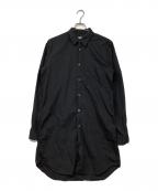 BLACK COMME des GARCONSブラックコムデギャルソン）の古着「ロングシャツ」｜ブラック