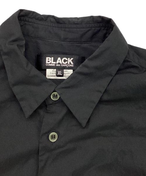 BLACK COMME des GARCONS（ブラックコムデギャルソン）BLACK COMME des GARCONS (ブラックコムデギャルソン) ロングシャツ ブラック サイズ:XLの古着・服飾アイテム