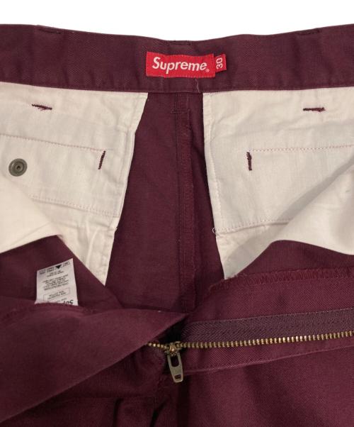 SUPREME（シュプリーム）SUPREME (シュプリーム) ハーフパンツ ボルドー サイズ:30の古着・服飾アイテム