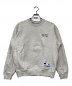 SUPREME×Championシュプリーム×チャンピオン）の古着「3D Metallic Crewneck」｜グレー