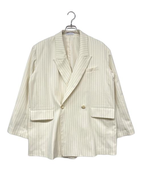 MAISON SPECIAL（メゾンスペシャル）MAISON SPECIAL (メゾンスペシャル) Over Medium PinstripeI Jacket / オーバーミディアムピンストライプジャケット ベージュ サイズ:FREEの古着・服飾アイテム