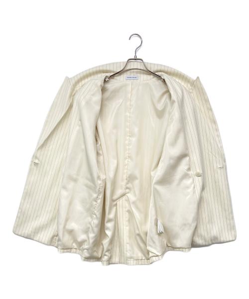 MAISON SPECIAL（メゾンスペシャル）MAISON SPECIAL (メゾンスペシャル) Over Medium PinstripeI Jacket / オーバーミディアムピンストライプジャケット ベージュ サイズ:FREEの古着・服飾アイテム