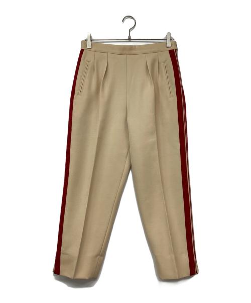 Maison Margiela（メゾンマルジェラ）Maison Margiela (メゾンマルジェラ) Mohair Mix Wool Track Pants ベージュ サイズ:42の古着・服飾アイテム