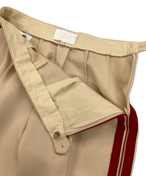 Maison Margiela（メゾンマルジェラ）Maison Margiela (メゾンマルジェラ) Mohair Mix Wool Track Pants ベージュ サイズ:42の古着・服飾アイテム