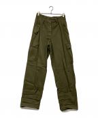 DRIES VAN NOTENドリスヴァンノッテン）の古着「マルチポケットコットンワイドカーゴパンツ」｜オリーブ
