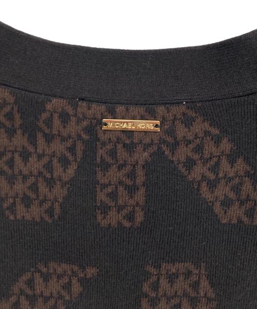 MICHAEL KORS（マイケル・コース）MICHAEL KORS (マイケル・コース) ニットカーディガン ブラウン サイズ:XSの古着・服飾アイテム