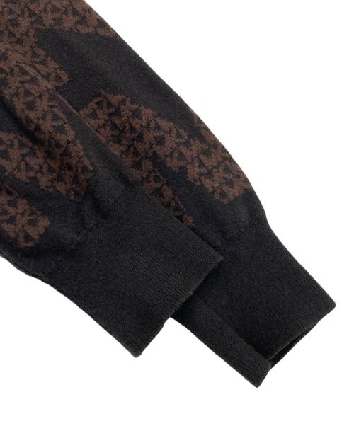 MICHAEL KORS（マイケル・コース）MICHAEL KORS (マイケル・コース) ニットカーディガン ブラウン サイズ:XSの古着・服飾アイテム