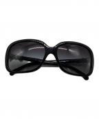 CHANELシャネル）の古着「ココマークリボンサングラス」｜ブラック