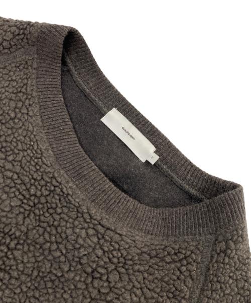 Graphpaper（グラフペーパー）Graphpaper (グラフペーパー) Wool Boa Sweater ブラック サイズ:2の古着・服飾アイテム