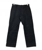 DRIES VAN NOTENドリスヴァンノッテン）の古着「ウールパンツ」｜ブラック