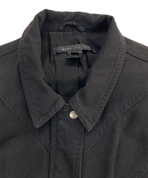 MARC JACOBS（マークジェイコブズ）MARC JACOBS (マークジェイコブス) デザインジップアップジャケット ブラック サイズ:Lの古着・服飾アイテム