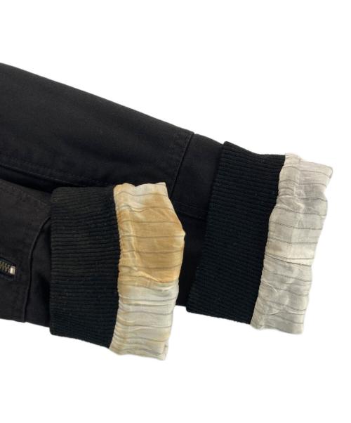 MARC JACOBS（マークジェイコブズ）MARC JACOBS (マークジェイコブス) デザインジップアップジャケット ブラック サイズ:Lの古着・服飾アイテム