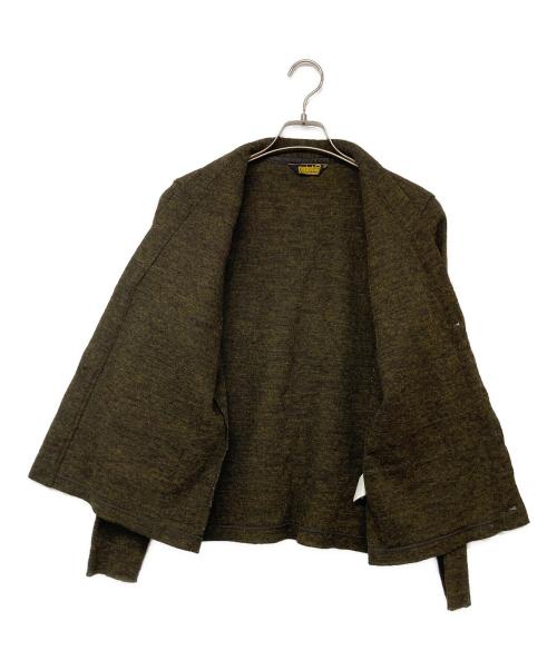 TENDERLOIN（テンダーロイン）TENDERLOIN (テンダーロイン) ウールカーディガン オリーブ サイズ:Sの古着・服飾アイテム