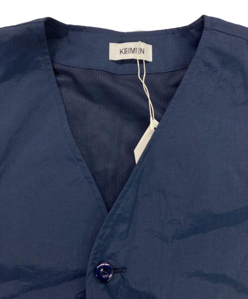 KEIMEN（カイメン）KEIMEN (カイメン) Nylon Vest / ナイロンベスト ネイビー サイズ:F 未使用品の古着・服飾アイテム