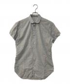 Diorディオール）の古着「丸襟S/Sシャツ」｜グレー