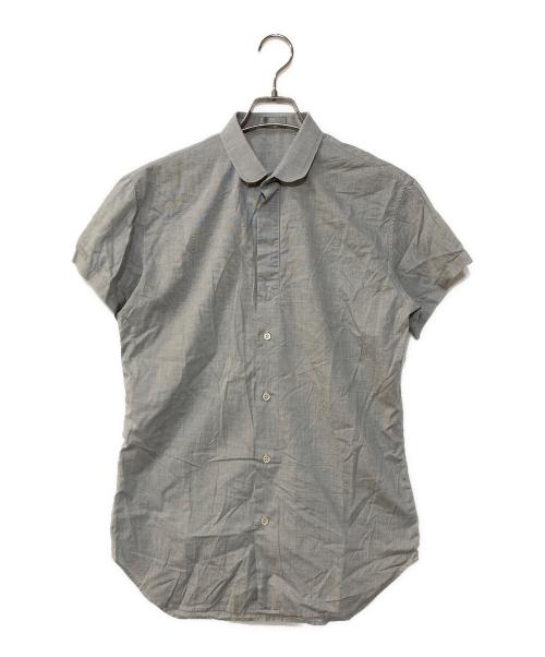 Dior（ディオール）Dior (ディオール) 丸襟S/Sシャツ グレー サイズ:39の古着・服飾アイテム
