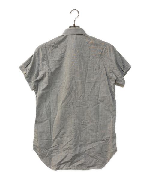 Dior（ディオール）Dior (ディオール) 丸襟S/Sシャツ グレー サイズ:39の古着・服飾アイテム