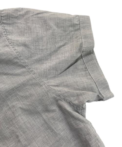 Dior（ディオール）Dior (ディオール) 丸襟S/Sシャツ グレー サイズ:39の古着・服飾アイテム