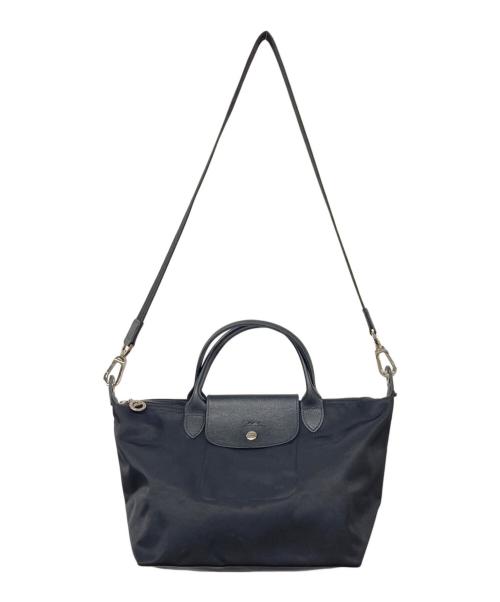 LONGCHAMP（ロンシャン）LONGCHAMP (ロンシャン) 2WAYバッグ ブラックの古着・服飾アイテム