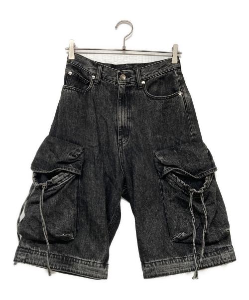 MAISON SPECIAL（メゾンスペシャル）MAISON SPECIAL (メゾンスペシャル) Low Waist Cargo Denim Pants ブラック サイズ:36の古着・服飾アイテム